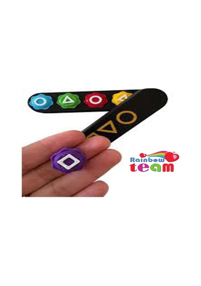 Rainbow Team ,kumlu Squid Game Oyun 5 Taş Seti Renkli Taş Gonggi, Beş Taş, Kalamar Oyunu