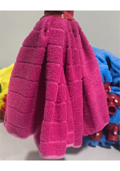 Mikrofiber Kare Temizlik Mop 55 75 Cm 1 Adet - Pembe