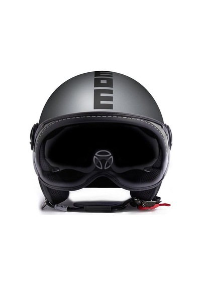 Momodesing Fgtr Evo Mono Matt Titanium Frost Black Açık Kask Renkli