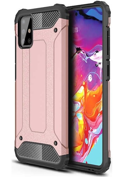 Samsung Uyumlu Galaxy A71 Armor Hybrid Maximum Koruma Zırh Kılıf