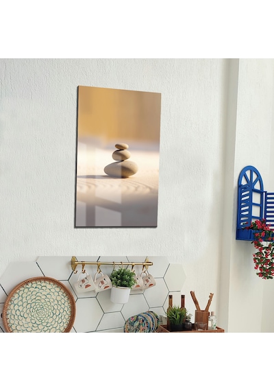 Tink Modern Dekoratif Tablo, Cam Görünümlü, Yapışkanlı, Kolay Montaj, Uv Baskılı Tt1012