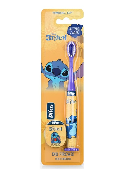 Difaş Stitch Yumuşak Kıllı Diş Fırçası 4-7 Yaş