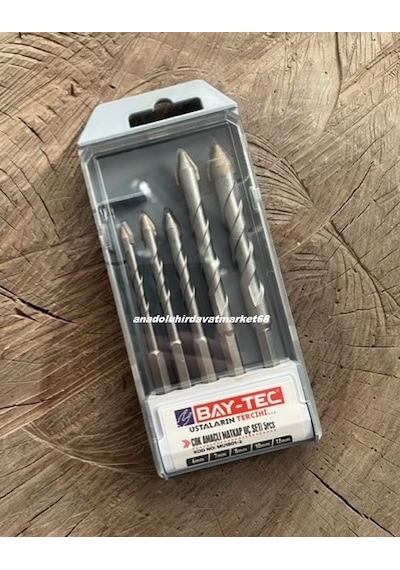Byt Pro Çok Amaçlı Uç Seti Ahşap Metal Sac Mermer Delme Ucu 6-12 5pcs
