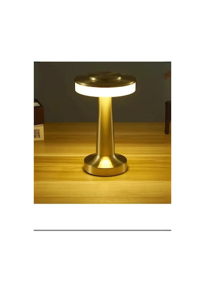 Ct 8435 Oslo Dokunmatik Usb Sarjlı Masa Lambası Gold