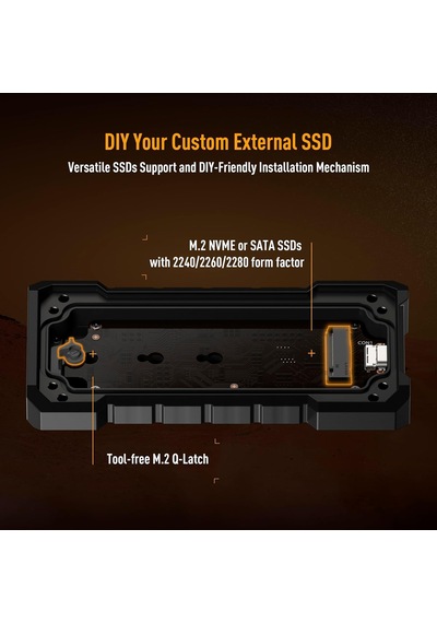 Tuf Gaming A2 Ssd Kutusu Siyah M.2