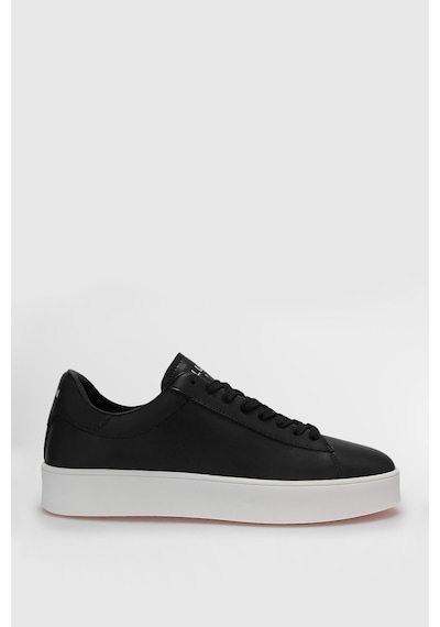 Lufian 111230254 Anton Sneaker Erkek Deri Ayakkabı Siyah