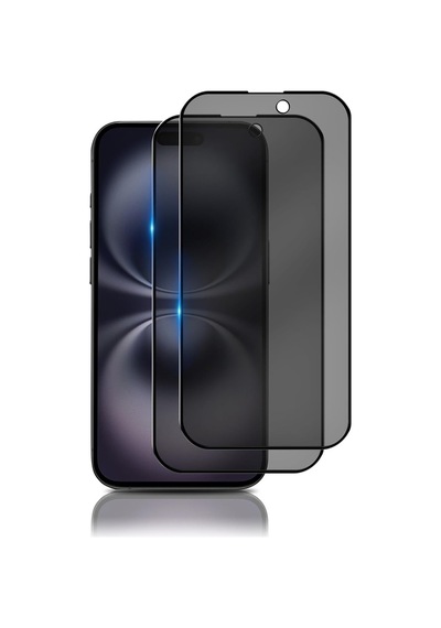 Pp Apple Uyumlu iPhone 16 Plus Görünmez Hayalet Tam Kaplayan Ekran Koruyucu Cam