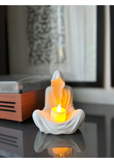 Mumluk Hayalet Ruh Led Tealight Dekoratif Mumluk