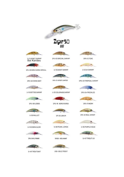 Hanfish Zıpır Ug 50Mm 5Gr Lrf Maket Balık (475826842)