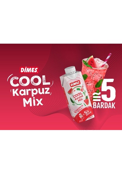 Dimes Cool Karpuz Mix 310 Ml X 12 Adet