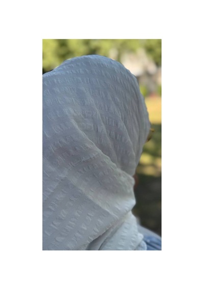 Aldaıyr Adet - Jakarlı Caz Eşarp 120 X120 Pamuk Beyaz
