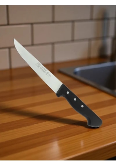 Sürmene Kasap Et Bıçağı 28 Cm Pimli Paslanmaz Çelik Sıyırma Doğrama Mutfak Bıçağı Sürbisa 61001
