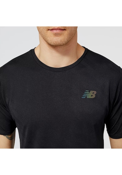 New Balance Erkek T-shırt Mt23281-bk Mt23281-bk Siyah
