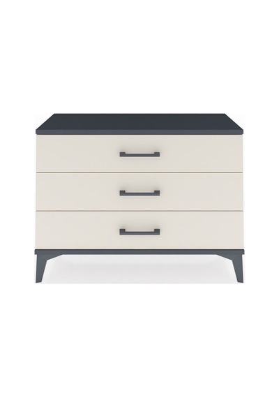 Arges Şifonyer 3 Çekmeceli 88x30x64 Antrasit-aytaşı Antrasit
