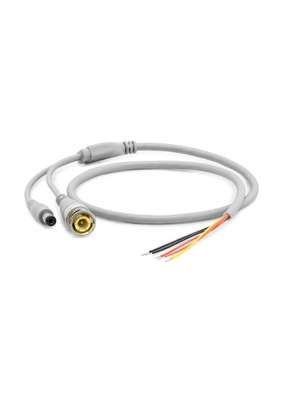 Power Jak Kablo Dc + Bnc 60cm Beyaz Hdx5530