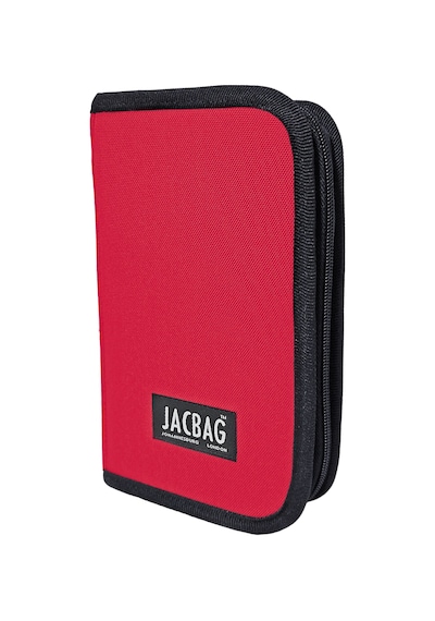 Jacbag Cover -sert Kapaklı Lastikli Kalem Kutusu Cover-kırmızı renkli
