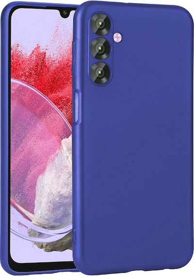 Galaxy M34 5g Kılıf Zore Premier Silikon Kapak Saks Mavi