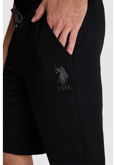 U.s. Polo Assn. Erkek Siyah Şort Örme 50322331-vr046