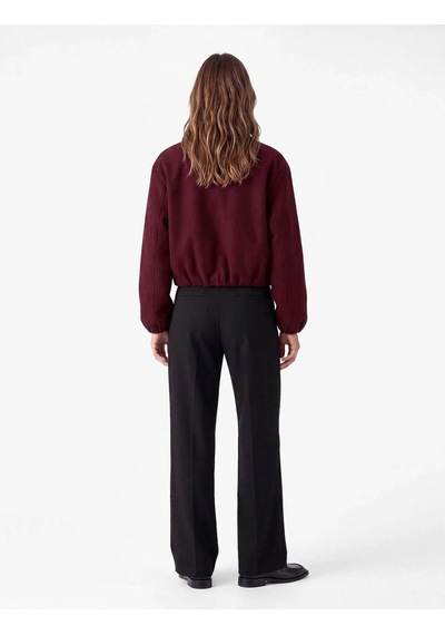 Koton Bomber Bordo Kadın Ceket 7wak10146ek