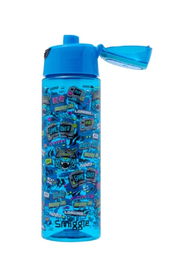 Smiggle Eclipse Plastik Kapaklı İçecek Şişesi 750 Ml Mavi