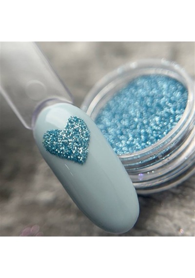 Glitter Tozu Melanj Ml5 5 Gr Parlak Mavi Nail Art Simi