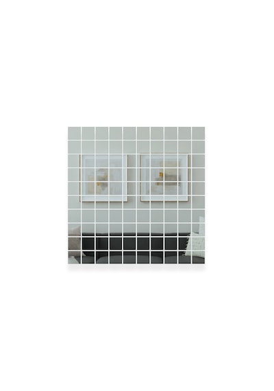 Dekoratif Mozaik Ayna Kare 4mm Düz Ayna 100 Adet 5cm X 5cm