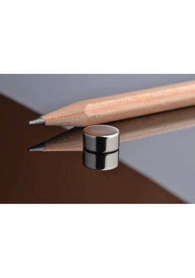5 Adet Neodyum Mıknatıs Çap 10mm Kalınlık 5mm D10x5 Ndfeb Güçlü Mıknatıs Yuvarlak N014