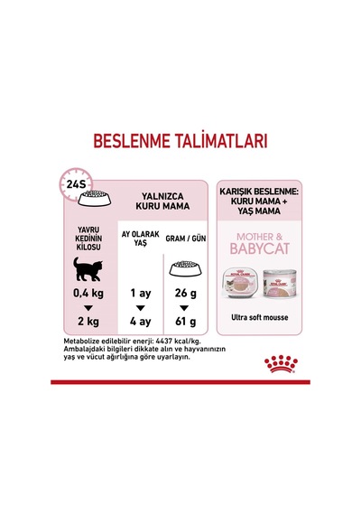 Mother & Babycat Kuru Kedi Maması, 2 Kg