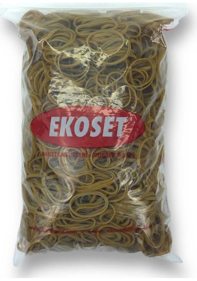 Ekoset 50x3 MM Kauçuk Paket Ambalaj Lastiği 1 KG