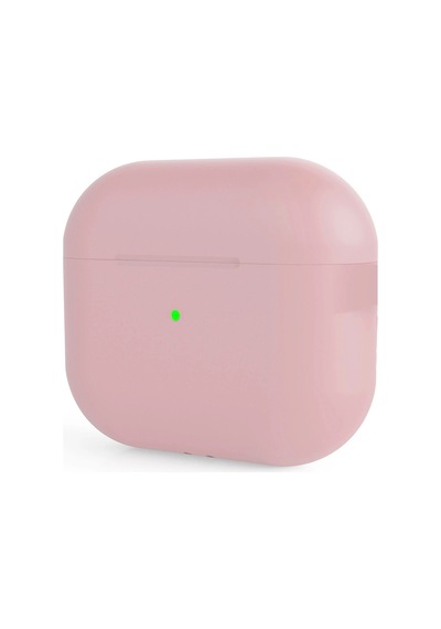 Apple Uyumlu AirPods Pro 2 Kılıfı Silikon Kılıf Şarj Bölümü Tıpalı Soft Yumuşak Kablosuz Şarj Destek Pembe
