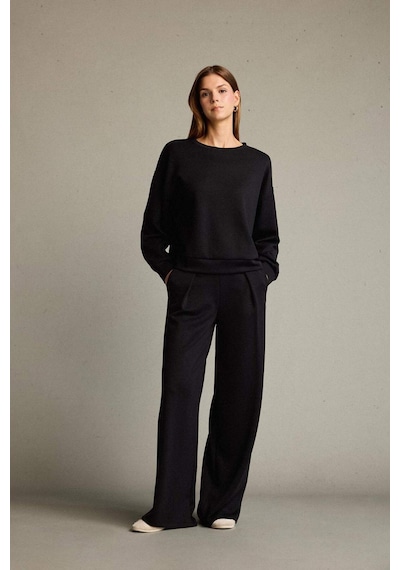 Defacto Regular Fit Normal Bel Düz Paça Modal Pantolon G2911ax25aubk81 Siyah