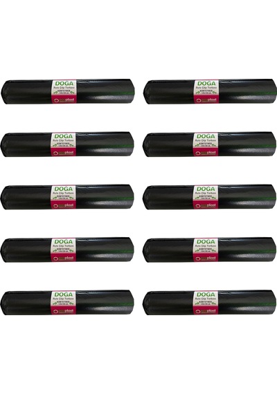 Ecoplast 240 L Siyah Hantal Konteyner Çöp Torbası 700 G 10 x 10'lu 120 x 150 CM