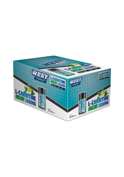 West Nutrition L-Carnitine Shot 3000 Mg 20 Tüp + Hediye
