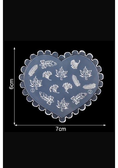 Nail Art Charm Silikon Kalıp Nail Art Desen Kalıbı, Charm Tırnak Süsleme 3d Silikon Kalıp 35