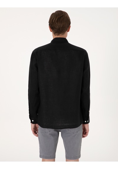 Pierre Cardin Erkek Siyah Gömlek Desenli 50303293-vr046 Siyah