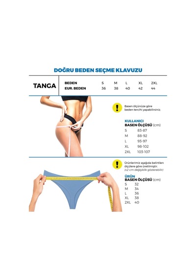 Alya Underwear Kadın Külot Pamuklu String - 5 Adet Siyah Tanga S, M, L, Xl P01