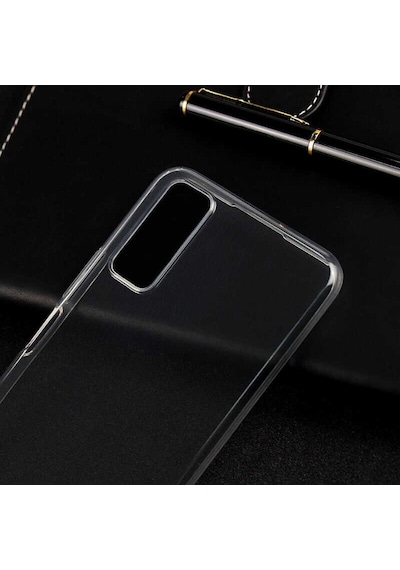 Zore Vivo Y20 Kılıf Süper Silikon Kapak - Renksiz Renksiz