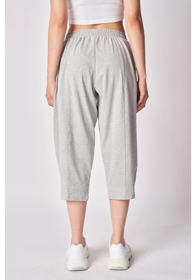 Defys Kadın Beli Lastikli Regular Fit Dikiş Detaylı Şalvar Pantolon Gri Melanj - 625082534 Gri Melanj Defys Kadın Beli Lastikli Regular Fit Dikiş Detaylı Şalvar Pantolon Gri Melanj - 625082534 Gri Melanj
