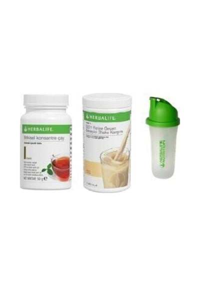Herbalife Formül 1 Vanilyalı Shake , Bitkisel Konsantre Çay 50 Ml Klasik ,1 Tane Yeşil Suluk