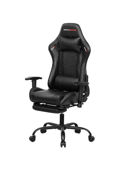 Adore Gaming Prox Ergo Oyuncu Koltuğu - Siyah S.deri 71x126-136x77,5 Cm Siyah