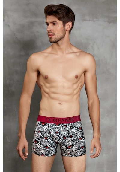Doreanse Erkek Modal Çok Renkli Baskılı Torbalı Normal Paça Boxer (525297237)