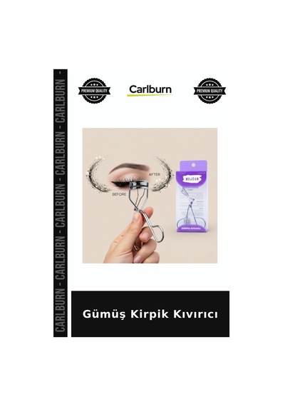 Özel Üretim Makyaj Aksesuarı Pratik Şık Kompakt Gümüş Kirpik Kıvırıcı