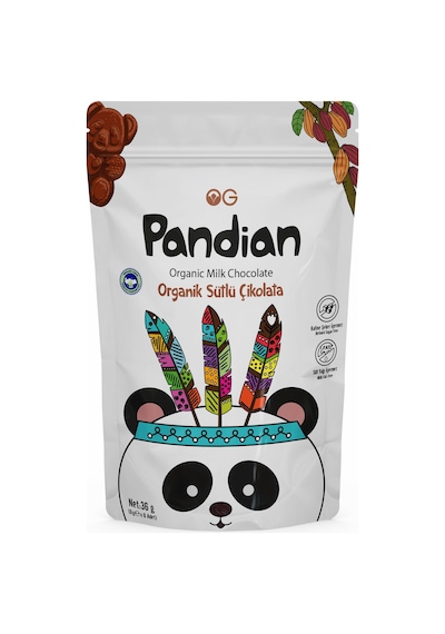 OG natural Pandian Organik Çocuk Çikolatası 36 Gr