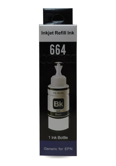 Epson T664 Uyumlu Siyah İthal Mürekkep 70Ml Yeni Ürün