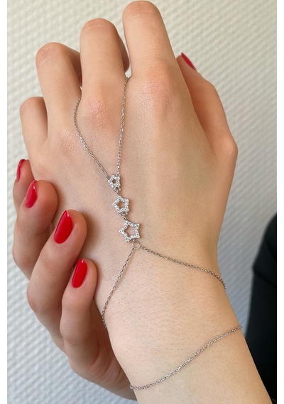 925 Ayar Gümüş Sıra Yıldızlar Şahmeran - 45099900 Gümüş