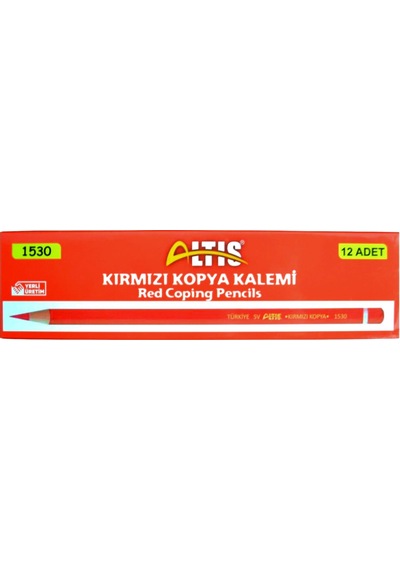 Altıs 12 Li Kurşun Kalem+Kırmızı Kalemi+Tam Boy Kuru Boya Kalemi