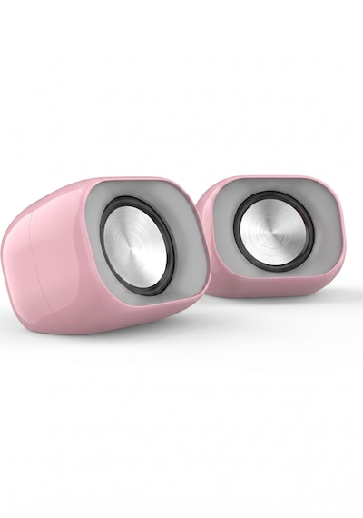 Hp Dhs-2111 6w Mini Pembe Renk Taşınabilir Multimedya Speaker Hoparlör