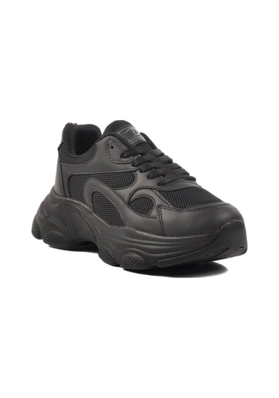 Ayakmod 164 G Siyah Tekstil Kadın Sneaker Siyah