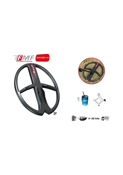Xtrem Hunter Dedektör - 34x28cm Fmf Başlık Deus 2 Ana Kontrol Ünitesi İle