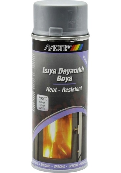 Motip Isıya Dayanıklı Gümüs Sprey Boya 400ml